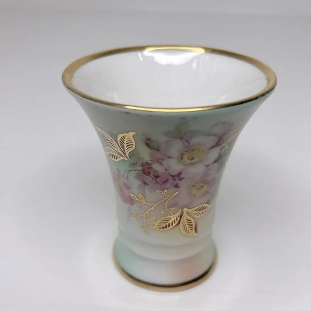 Schumann Arzberg Germany 🌹 Vintage Floral Small Porcelain Bud Vase #52 - Picture 2 of 16